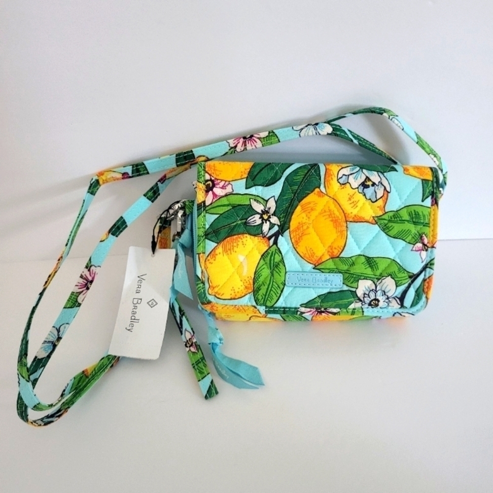 Brand New with tags - Vera Bradley RFID 3 in 1 Crossbody Lemon Grove